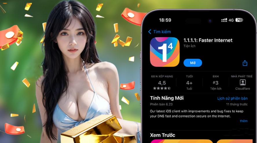 Hình ảnh quảng cáo của onbet hiển thị nền tảng và các lợi ích